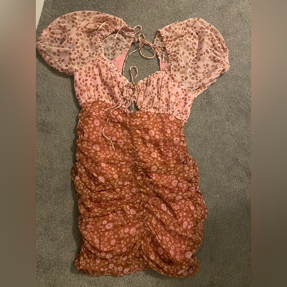 Free People Tessa ruched mini with open back - Picture 13 of 14